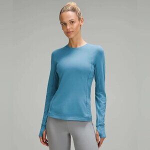 Lululemon It's Rulu NWOT Never Worn Sz 6 Long Sleeve Blue Top